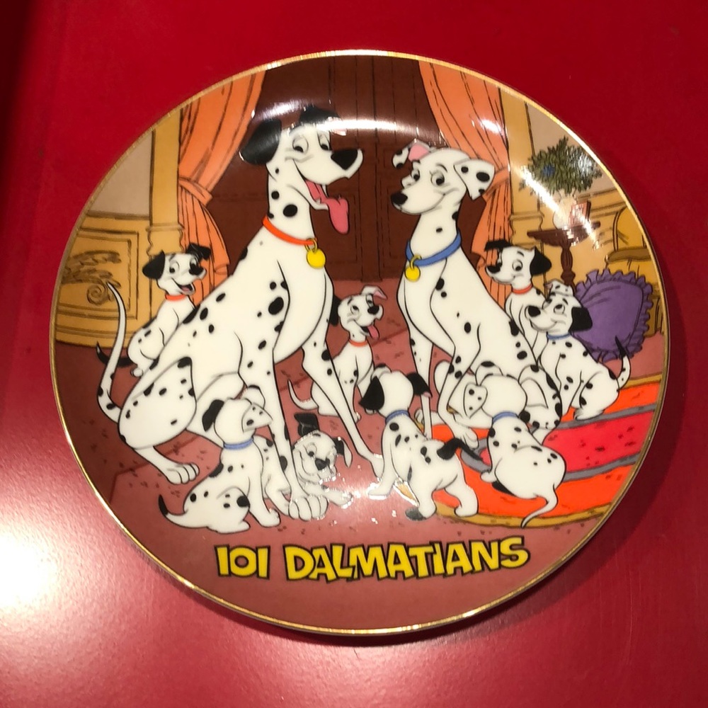 Vintage 1980’s 101 Dalmatians porcelain plate